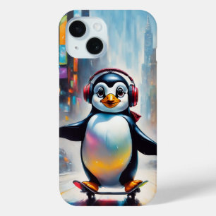 Pinguin Digital Art Malerei Cool Case-Mate iPhone Hülle