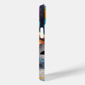 Pinguin Digital Art Malerei Cool Case-Mate iPhone Hülle (Rückseite / Rechts)