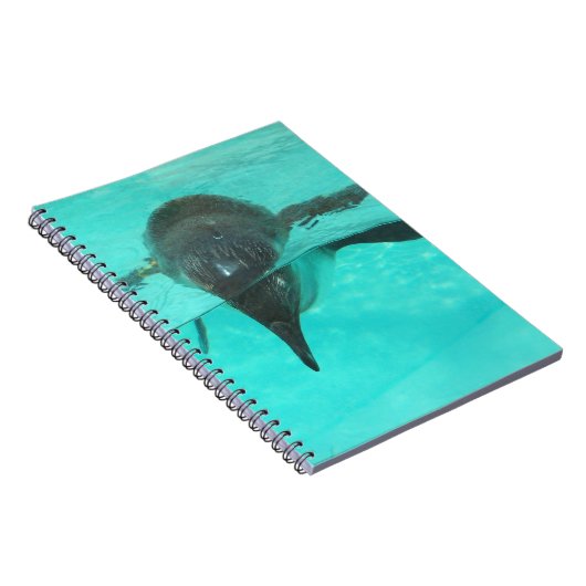 Pinguin Diving Notizblock (Rechte Seite)