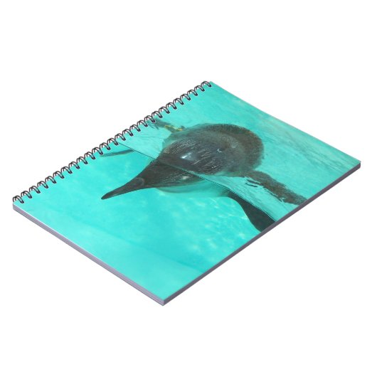 Pinguin Diving Notizblock (Linke Seite)