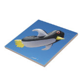 Pinguin-Drachen Fliese (Seite)