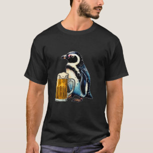 Pinguin Drink Beer Oktoberfest Holiday German F T-Shirt