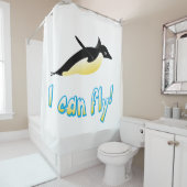 Pinguin Duschvorhang (Beispiel)