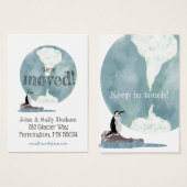 Pinguin Earth New Address Insert (Vorne & Hinten)