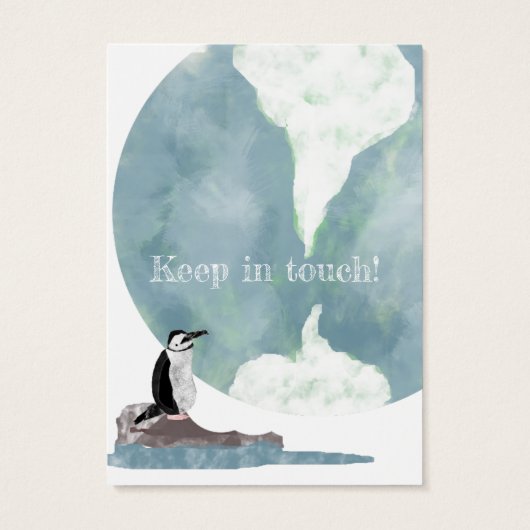 Pinguin Earth New Address Insert (Rückseite)