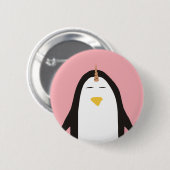 Pinguin-Einhorn Button (Vorne & Hinten)