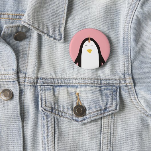Pinguin-Einhorn Button (Beispiel)