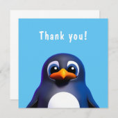 Pinguin Einladung (Vorne/Hinten)