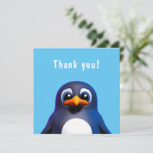 Pinguin Einladung (Stehend Vorderseite)