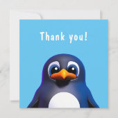 Pinguin Einladung (Vorderseite)