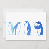 Pinguin-Einladung Einladung (Vorderseite)