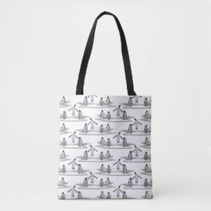 Pinguin-Eisberg-Party All Over Print Bag Tasche