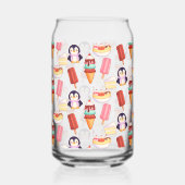 Pinguin-Eiscreme-Süßigkeiten Dosenglas (Links)