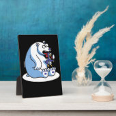 Pinguin-Eiscreme-Tier Lover Fotoplatte (Seite)