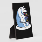 Pinguin-Eiscreme-Tier Lover Fotoplatte (Seite)