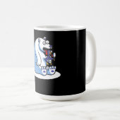 Pinguin-Eiscreme-Tier Lover Kaffeetasse (VorderseiteRechts)