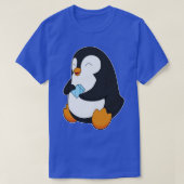 Pinguin-Eiswürfel T-Shirt (Design vorne)