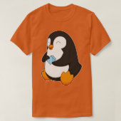 Pinguin-Eiswürfel T-Shirt (Design vorne)
