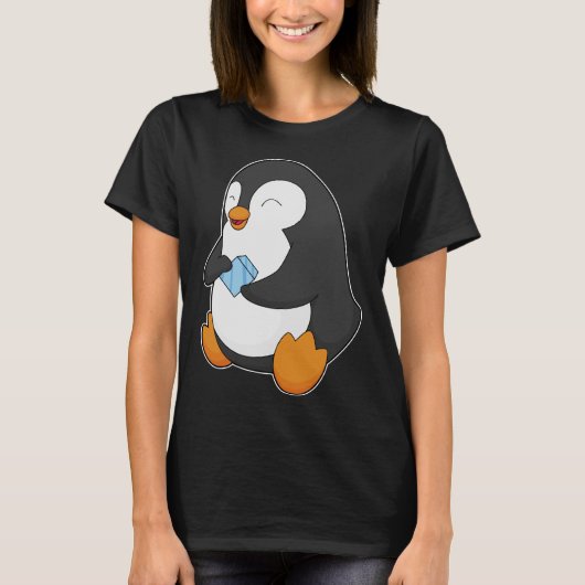 Pinguin-Eiswürfel T-Shirt (Vorderseite)