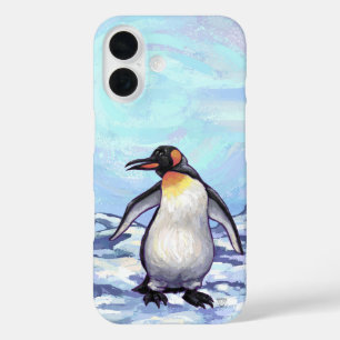 Pinguin-Elektronik iPhone 16 Hülle