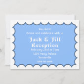 Pinguin Elopement/Ankündigung von Empfängen Einladung (Rückseite)