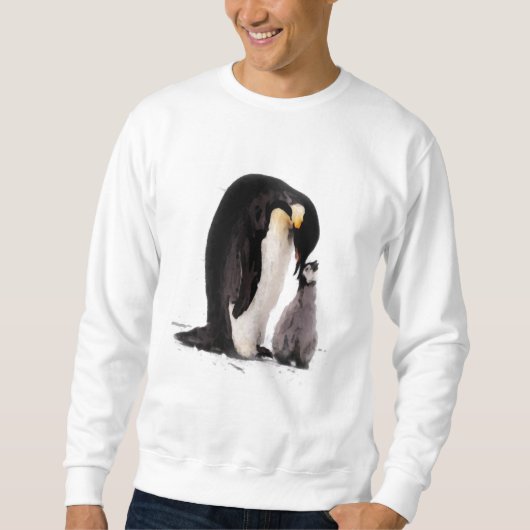 Pinguin ernähren sweatshirt (Vorderseite)