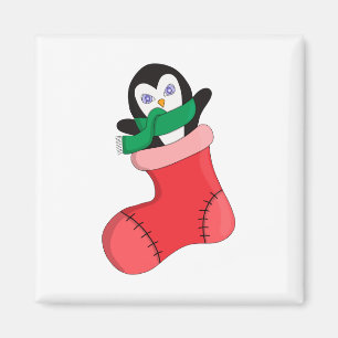 Pinguin-Erwärmung bis zur Kälte Magnet