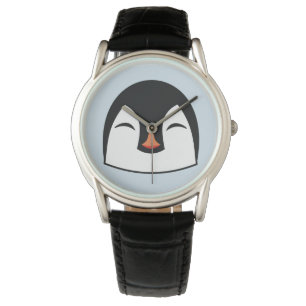 Pinguin Face Armbanduhr