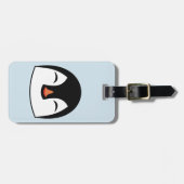 Pinguin Face Gepäckanhänger (Vorderseite horizontal)