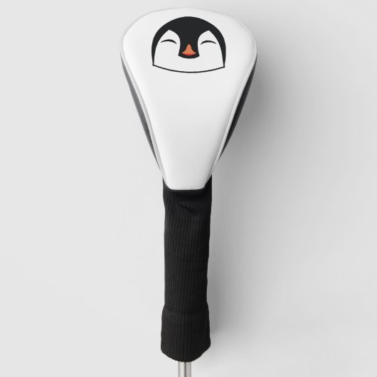 Pinguin Face Golf Headcover (Vorderseite)