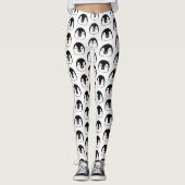 Pinguin Face Leggings (Vorderseite)