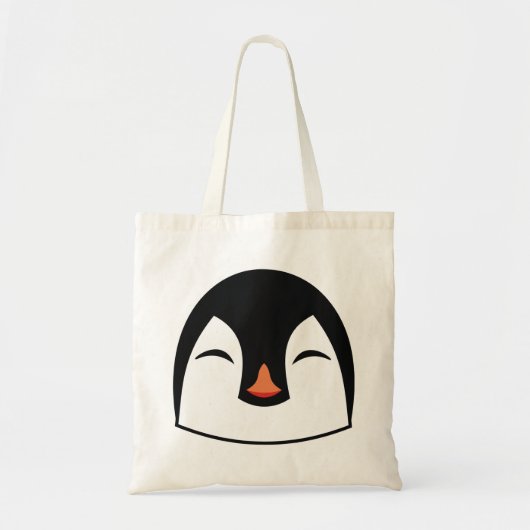 Pinguin Face Tragetasche (Vorne)