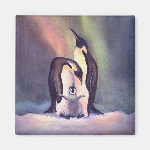 PINGUIN-FAMILIE durch SHARON SHARPE Magnet