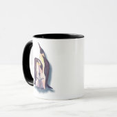 PINGUIN-FAMILIE durch SHARON SHARPE Tasse (Vorderseite Links)