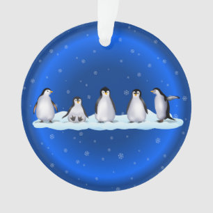 Pinguin-Familie Ornament