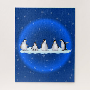 Pinguin-Familie Puzzle
