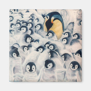 "Pinguin-Familien-" Magnet