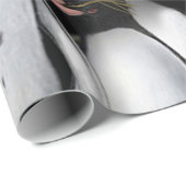 Pinguin Familienfarbenes Verpackungspapier Geschenkpapier (Rolleneckpunkt)