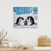Pinguin Family Poster (Küche)