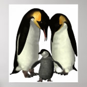 Pinguin Family Poster (Vorne)