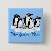 Pinguin-Fan Button (Vorderseite)
