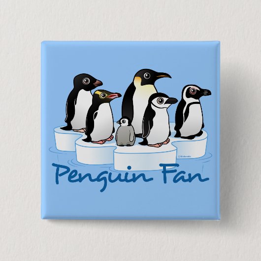 Pinguin-Fan Button (Vorderseite)