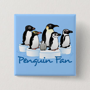 Pinguin-Fan Button