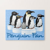 Pinguin-Fan Puzzle (Horizontal)