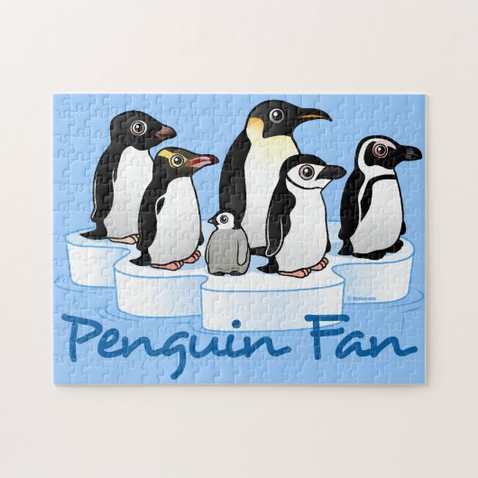 Pinguin-Fan Puzzle (Horizontal)