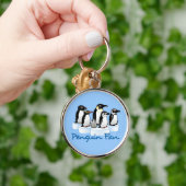 Pinguin-Fan Schlüsselanhänger (Hand)