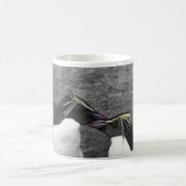 Pinguin-Farbspritzer Kaffeetasse (Mittel)