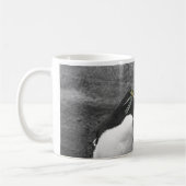 Pinguin-Farbspritzer Kaffeetasse (Links)