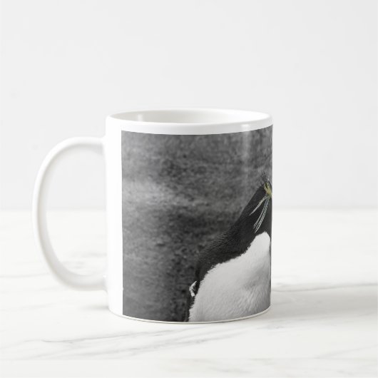 Pinguin-Farbspritzer Kaffeetasse (Links)