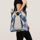 Pinguin-Faux-Quilt Tasche (Von Nahem)